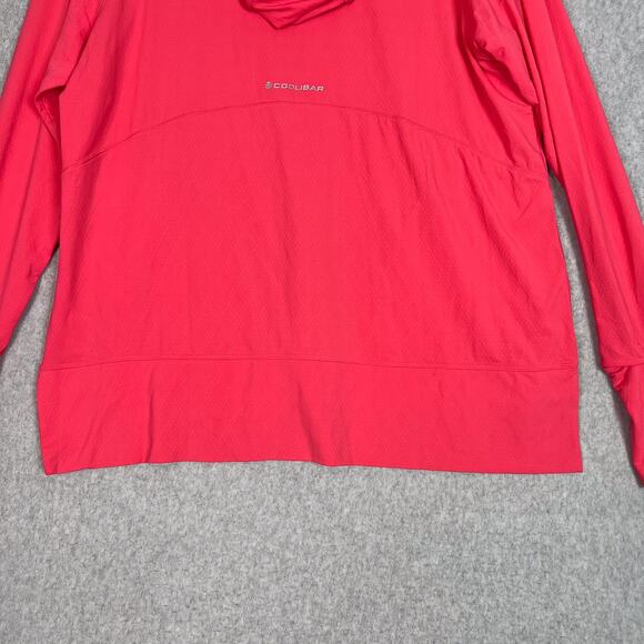 Coolibar Coral Pink Arabella Hoodie Size Medium - Picture 9 of 11